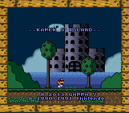 Super Mario World - Kamek's Island